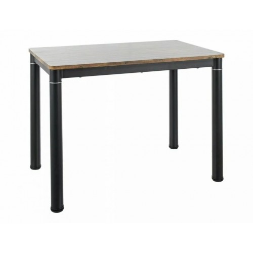 Обідній стіл DAMAR Горіх Вінтаж / Чорний мат 100X60 DAMAROVC100 Signal