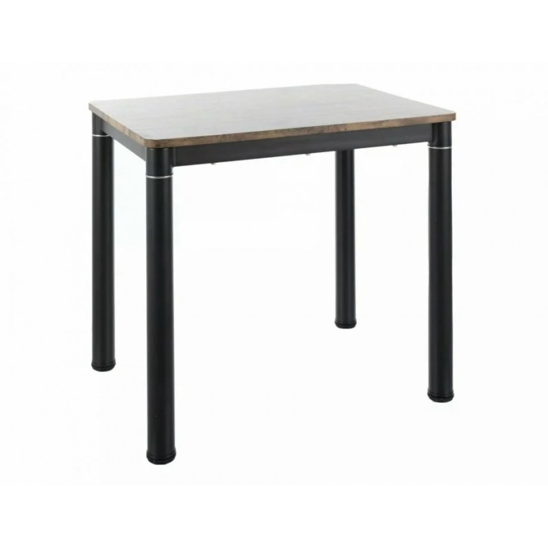 Обідній стіл DAMAR Горіх Вінтаж / Чорний мат 80X60 DAMAROVC80 Signal