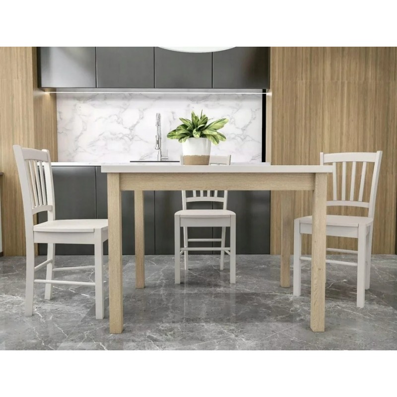 Стіл обідній ADAM 120*68 кашемір / дуб кремону торро ADAMKADCT120 Signal