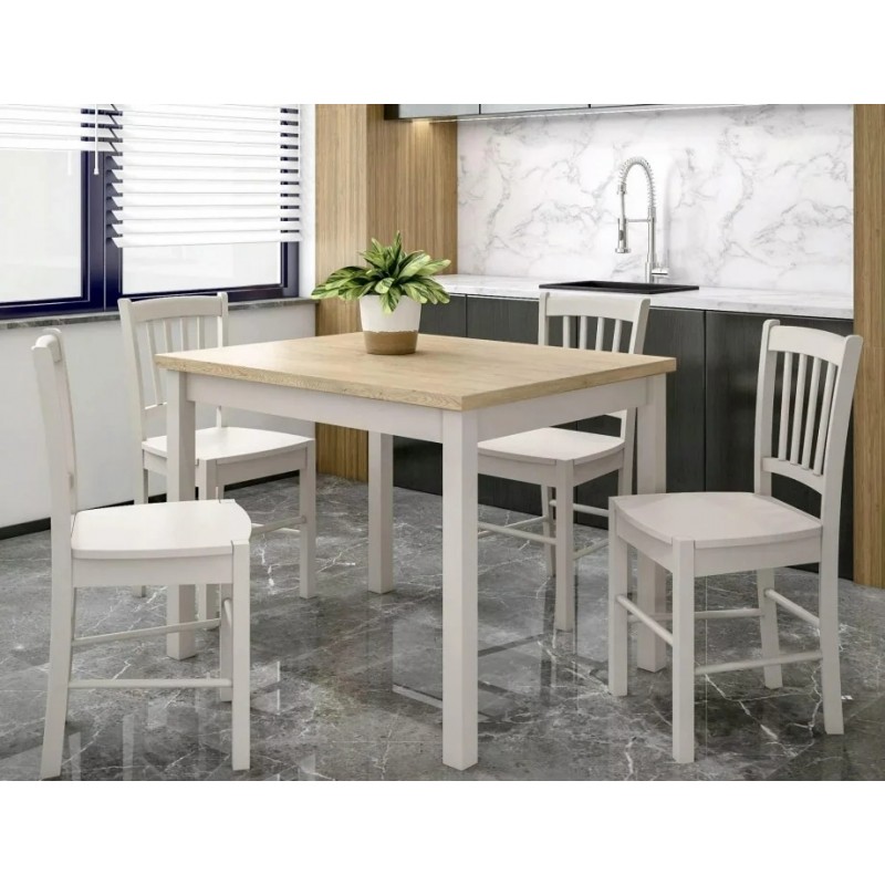 Стіл обідній ADAM 80*80 дуб кремону торро / кашемір ADAMDCTKA80 Signal