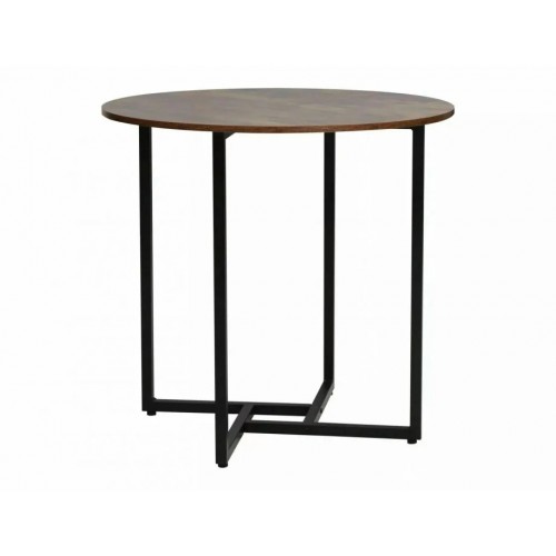 Стіл обідній ALTO II Бронзовий Рустик / Чорний Діаметр 80 ALTOIIBRRC80 Signal