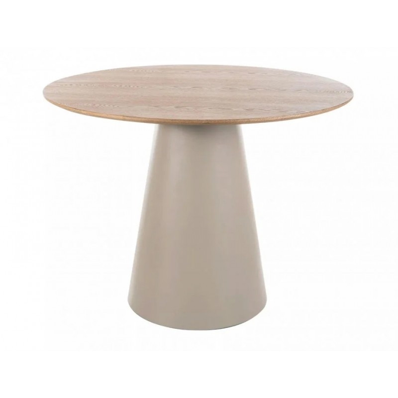 Стіл обідній ANGEL дуб / кашемір d.100 ANGELDBEFI100 Signal