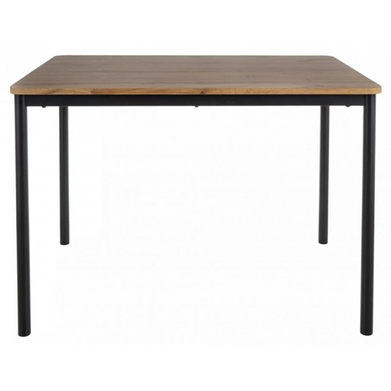 Стіл обідній CITY 110*75 дуб артизан / чорний CITYDAC110 Signal