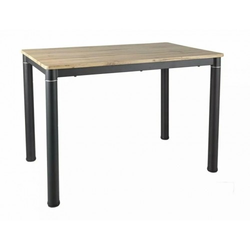 Стіл обідній DAMAR Дуб Артісан / Чорний мат 110X70 DAMARDAC110 Signal