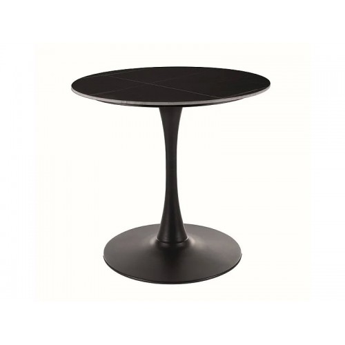 Стіл обідній ESPERO Чорний матовий / Чорний діаметр 80 ESPEROCC80 Signal