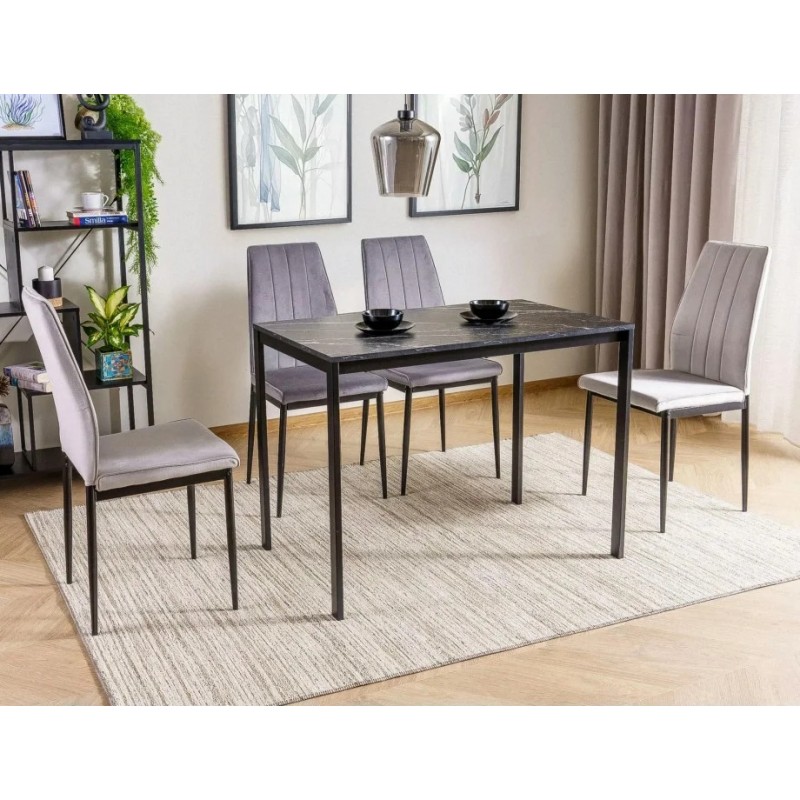 Стіл обідній MARIO 100*60 чорний еф. MARIOCMAC100 Signal