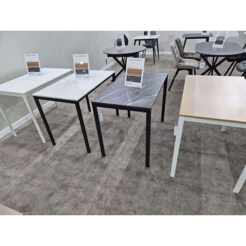 Стіл обідній MARIO 100*60 дуб / білий MARIODOW100 Signal