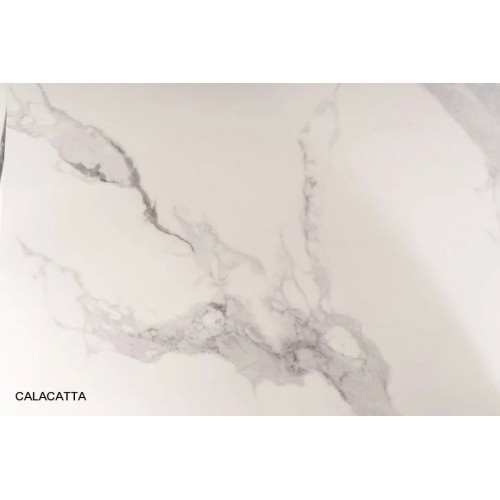 Стіл обідній PRINCE CERAMIC 180*90 білий CALACATTA/хром PRINCECBCH180 Signal