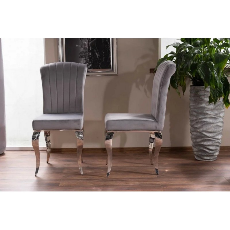 Стіл обідній PRINCE CERAMIC 180*90 білий CALACATTA/хром PRINCECBCH180 Signal