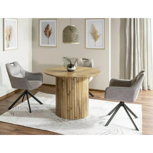 Стіл обідній SOCRATES Дуб Артісан Діаметр 100 Signal