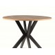 Стіл обідній TALIA II Дуб / Чорний матовий діаметр 90 TALIAIIDCFI90 Signal