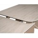 Стіл обідній кухонний розкладний Infinity Ceramic (160–240)×95 см Кераміка Беж / Кашемір каркас Signal