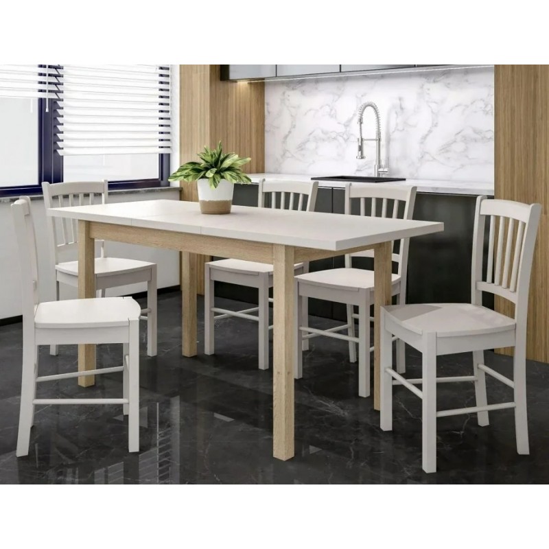 Стіл обідній розкладний ADAM 100(140)*60 кашемір / дуб кремону торро ADAMKADCT100140 Signal