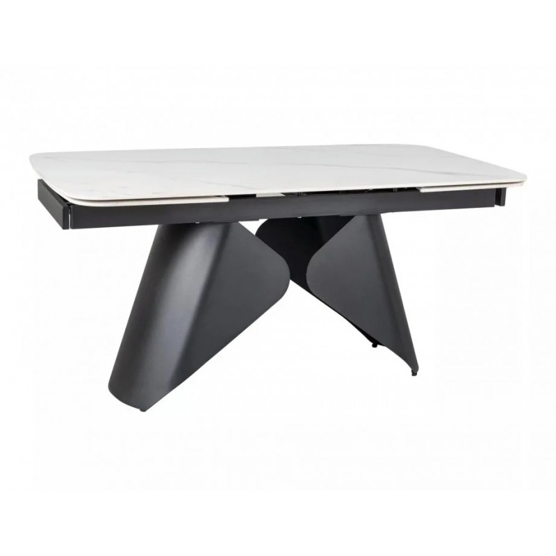 Стіл обідній розкладний ARMANDO 160(240)*90 білий / чорний ARMANDOBC160 Signal