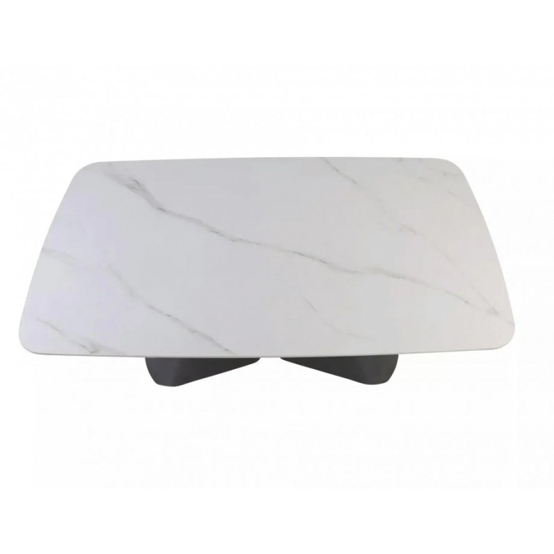 Стіл обідній розкладний ARMANDO 160(240)*90 білий / чорний ARMANDOBC160 Signal