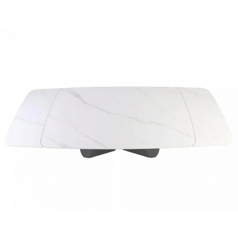 Стіл обідній розкладний ARMANDO 160(240)*90 білий / чорний ARMANDOBC160 Signal