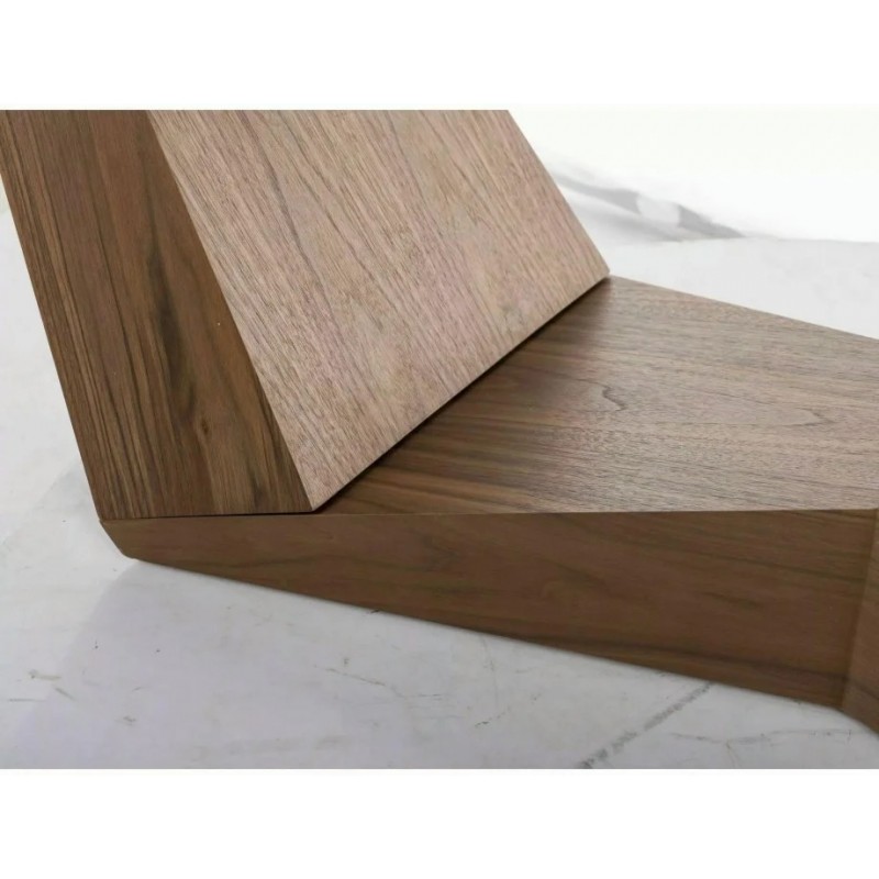 Стіл обідній розкладний BONUCCI CERAMIC Білий Статуаріо Венато / Горіх Діаметр (200-250)X98 BONUCCIBOR200 Signal