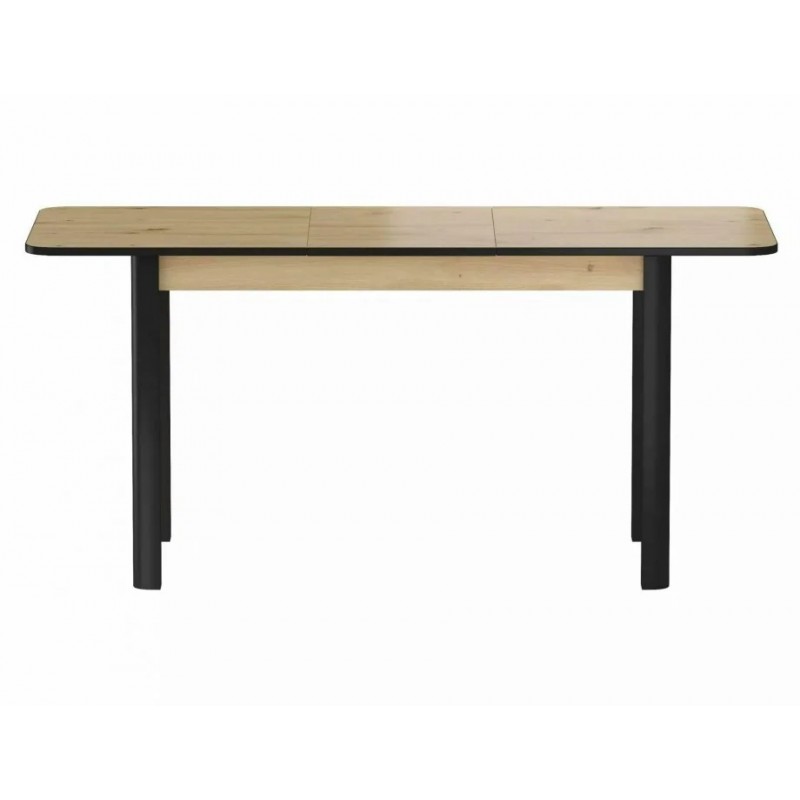 Стіл обідній розкладний DIEGO II Дуб Артісан / Чорний Діаметр 120(160)x68 DIEGO2DAC120 Signal