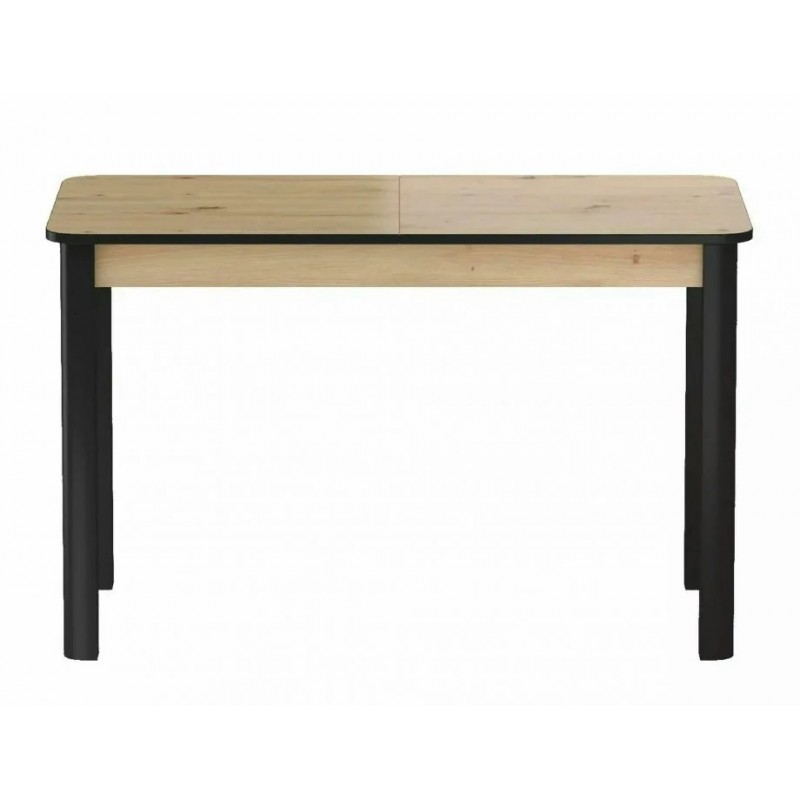 Стіл обідній розкладний DIEGO II Дуб Артісан / Чорний Діаметр 120(160)x68 DIEGO2DAC120 Signal