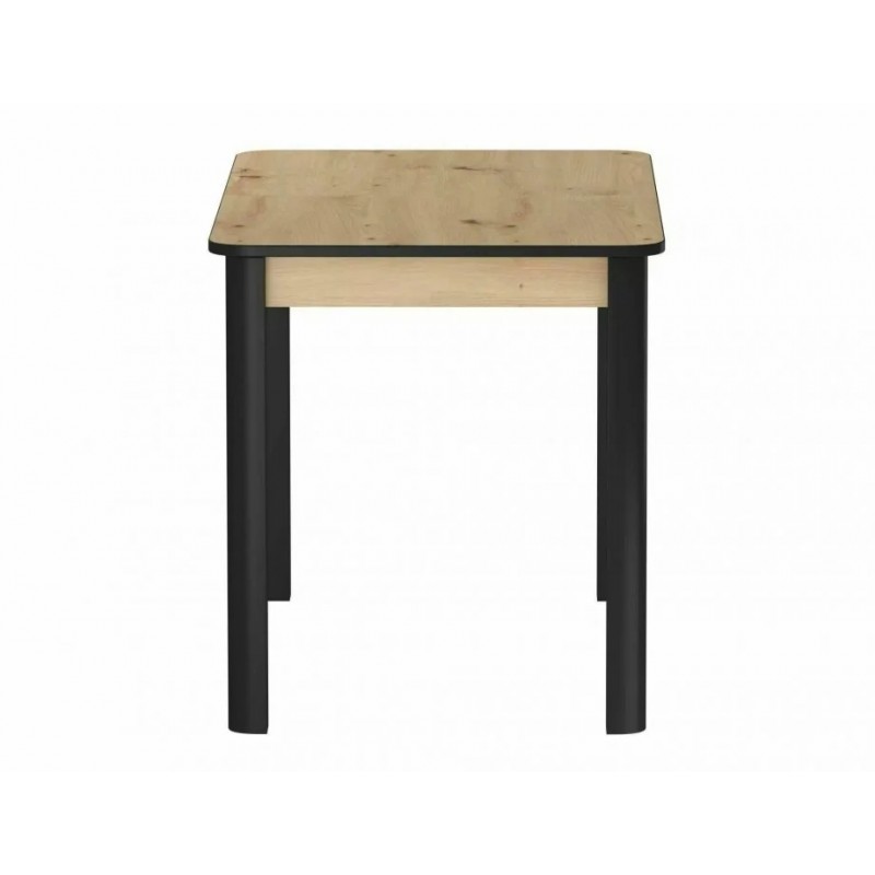 Стіл обідній розкладний DIEGO II Дуб Артісан / Чорний Діаметр 120(160)x68 DIEGO2DAC120 Signal