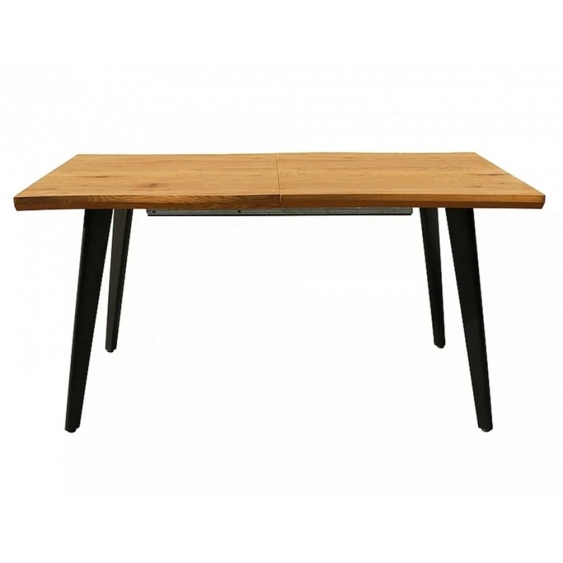 Стіл обідній розкладний FRESNO 120(180)X80 дуб / чорний каркас FRESNODC1201 Signal