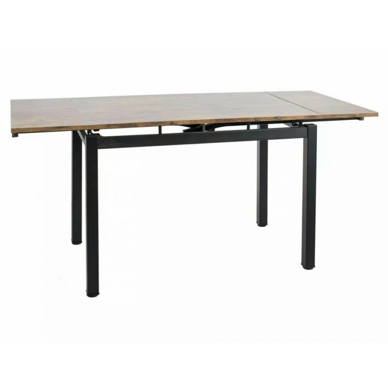 Стіл обідній розкладний GD017 Горіх Вінтаж / Чорний мат Діаметр 110(170)X74 GD017OVC110 Signal