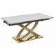 Стіл обідній розкладний HERMES II 160(240)*90 білий еф. HERMESIIBZL160 Signal