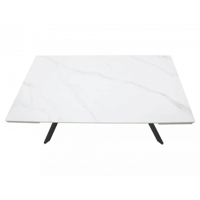 Стіл обідній розкладний IMPERIA 160(220)*90 білий / чорний IMPERIABC160 Signal