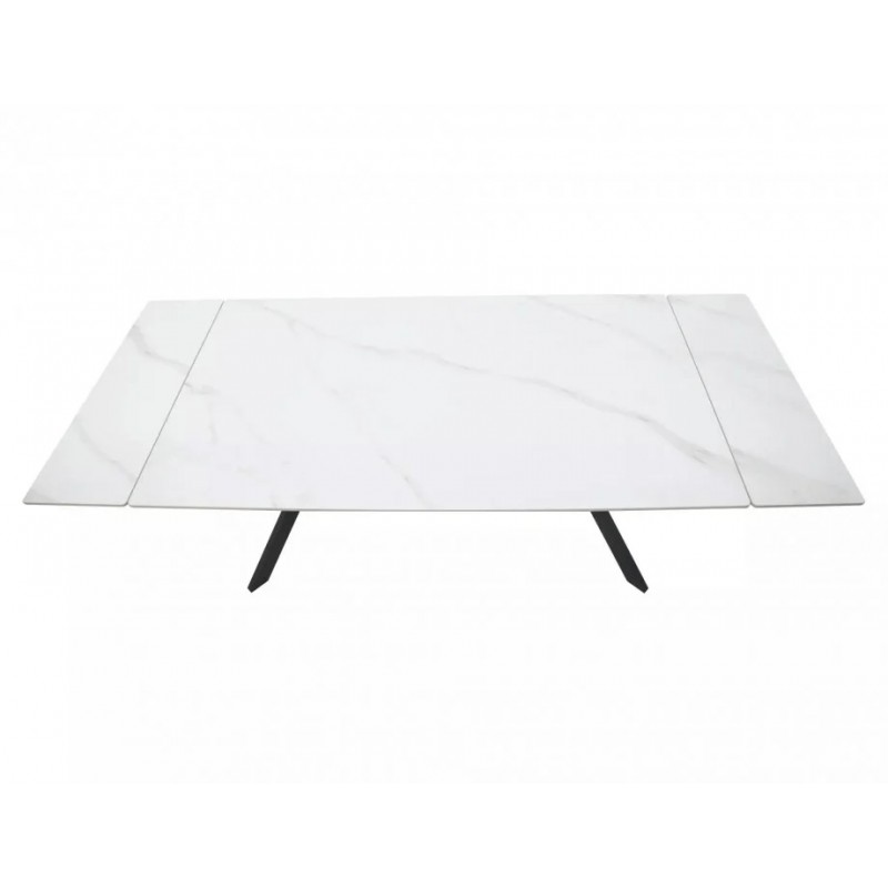 Стіл обідній розкладний IMPERIA 160(220)*90 білий / чорний IMPERIABC160 Signal