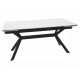Стіл обідній розкладний IMPERIA 160(220)*90 білий / чорний IMPERIABC160 Signal