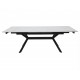 Стіл обідній розкладний IMPERIA 160(220)*90 білий / чорний IMPERIABC160 Signal