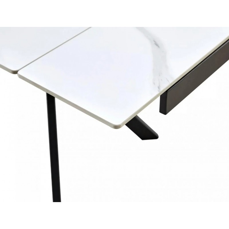 Стіл обідній розкладний IMPERIA 160(220)*90 білий / чорний IMPERIABC160 Signal