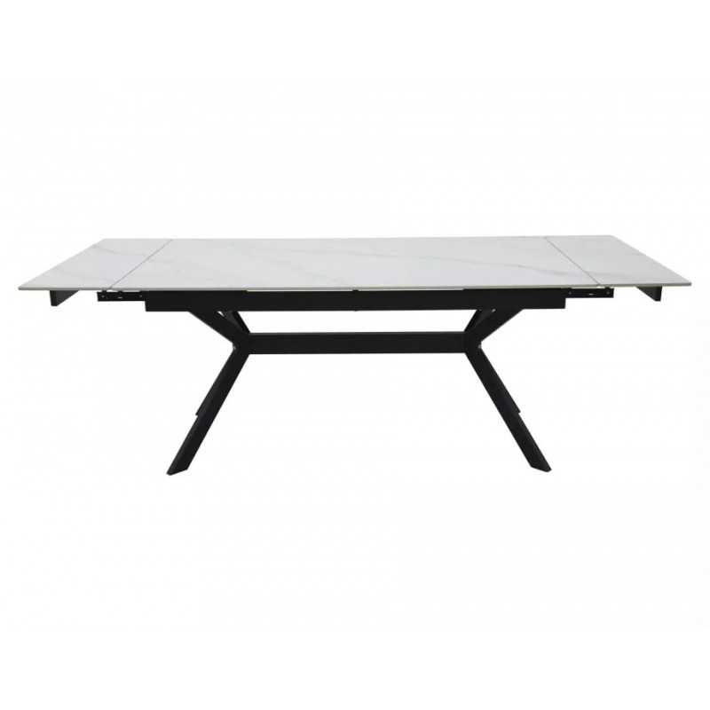 Стіл обідній розкладний IMPERIA 180(240)*90 білий / чорний IMPERIABC180 Signal