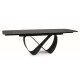 Стіл обідній розкладний INFINITY CERAMIC 160(240)*95 чорний AZARIO BLACK/чорний мат INFINITYCBC160 Signal