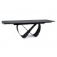 Стіл обідній розкладний INFINITY CERAMIC 160(240)*95 чорний AZARIO BLACK/чорний мат INFINITYCBC160 Signal