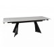 Стіл обідній розкладний LACONI 160(220)*90 білий / чорний LACONIBC160 Signal