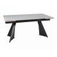 Стіл обідній розкладний LACONI 160(220)*90 білий / чорний LACONIBC160 Signal