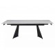 Стіл обідній розкладний LACONI 160(220)*90 білий / чорний LACONIBC160 Signal