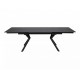 Стіл обідній розкладний NORTON 160(240)*90 чорний NORTONC160 Signal