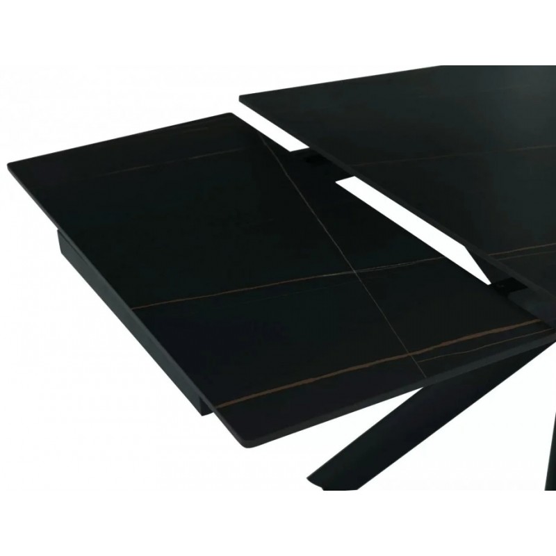 Стіл обідній розкладний NORTON 160(240)*90 чорний NORTONC160 Signal