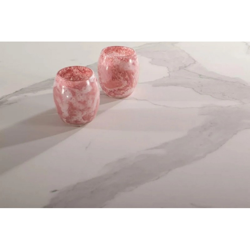 Стіл обідній розкладний PETERSON CERAMIC Білий Statuario Venato / Чорний мат (160-240)X90 Signal