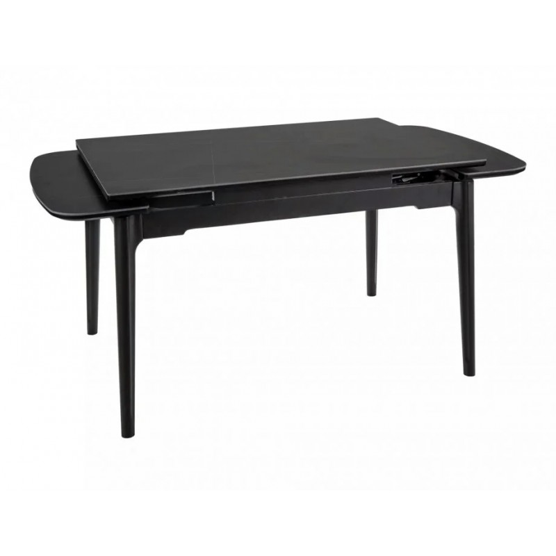 Стіл обідній розкладний SENTO 120(180)*80 чорний SENTOC120 Signal