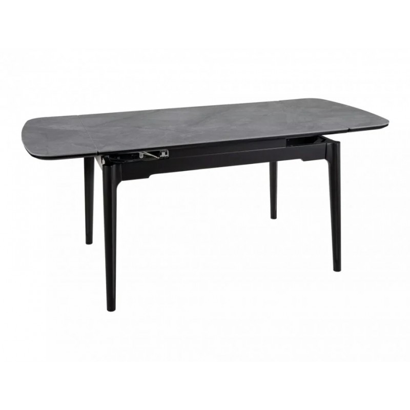 Стіл обідній розкладний SENTO 120(180)*80 сірий / чорний SENTOSC120 Signal