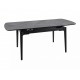 Стіл обідній розкладний SENTO 120(180)*80 сірий / чорний SENTOSC120 Signal