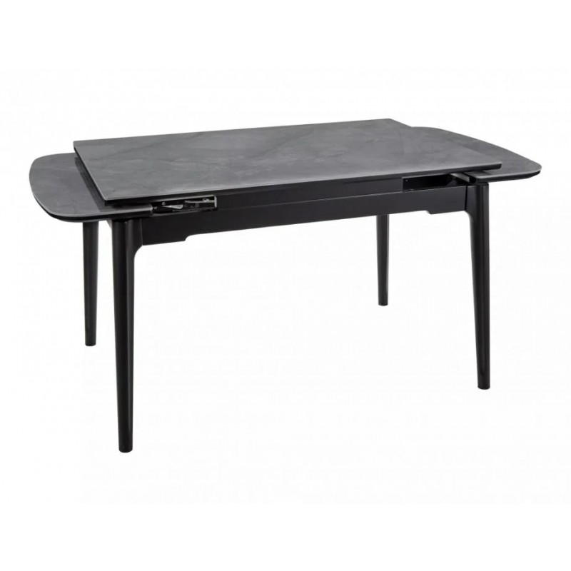 Стіл обідній розкладний SENTO 120(180)*80 сірий / чорний SENTOSC120 Signal