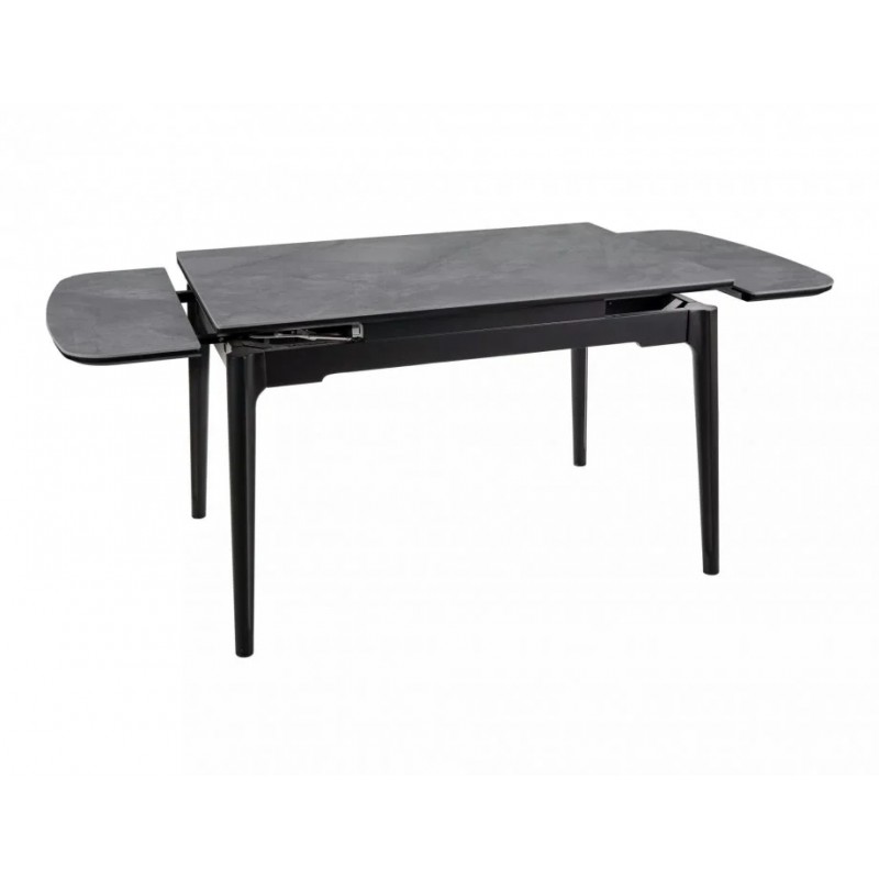 Стіл обідній розкладний SENTO 120(180)*80 сірий / чорний SENTOSC120 Signal