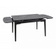 Стіл обідній розкладний SENTO 120(180)*80 сірий / чорний SENTOSC120 Signal