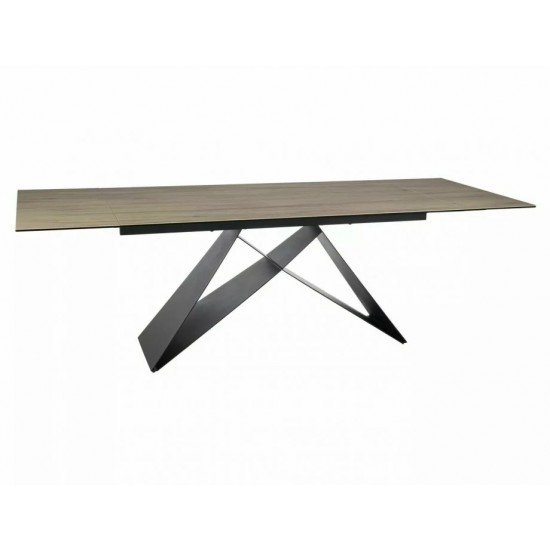 Стіл обідній розкладний WESTIN CERAMIC Світло-Сірий Pietra di Savoia / Чорний мат (160-240)X90 WESTINJBRC160 Signal Стіл обідній розкладний WESTIN CERAMIC Світло-Сірий Pietra di Savoia / Чорний мат (160-240)X90 WESTINJBRC160 Signal
