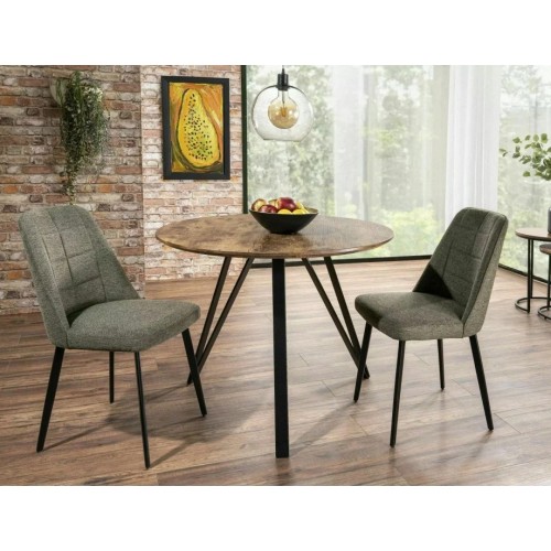 Стілець ALDO BREGO Чорний Стелаж / Оливковий 77 ALDOBRCOL Signal