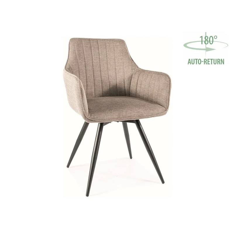 Стілець BALLO BREGO Чорний каркас / Бежевий 34 BALLOBRCBE Signal